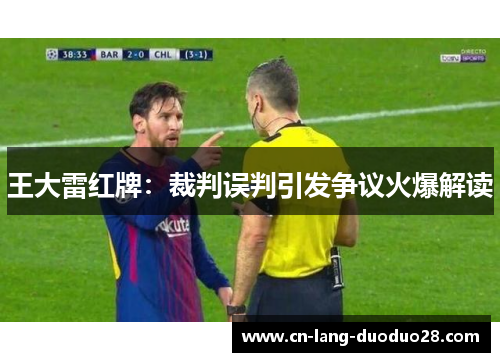 王大雷红牌:裁判误判引发争议火爆解读 王大雷红牌:裁判误判引发争议火爆解读